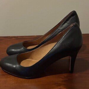 Brand New Corso Como Classic Black Heels, 8.5M Leather, 3 5/8" Stiletto
